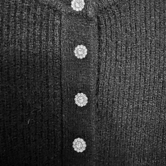 Design History, Black, Ruffle Sleeve Sweater, Size XS - Picture 2 of 3